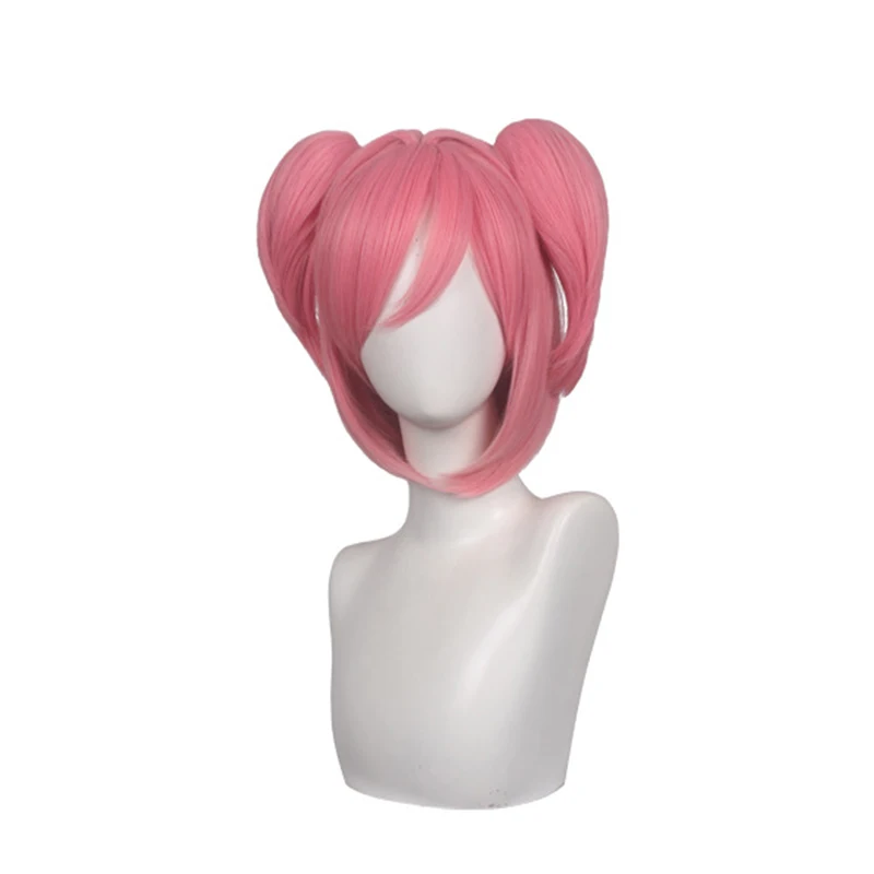 CosDaddy Doki клуб Нацуки розовый короткий парик Косплэй костюм Для женщин вечерние