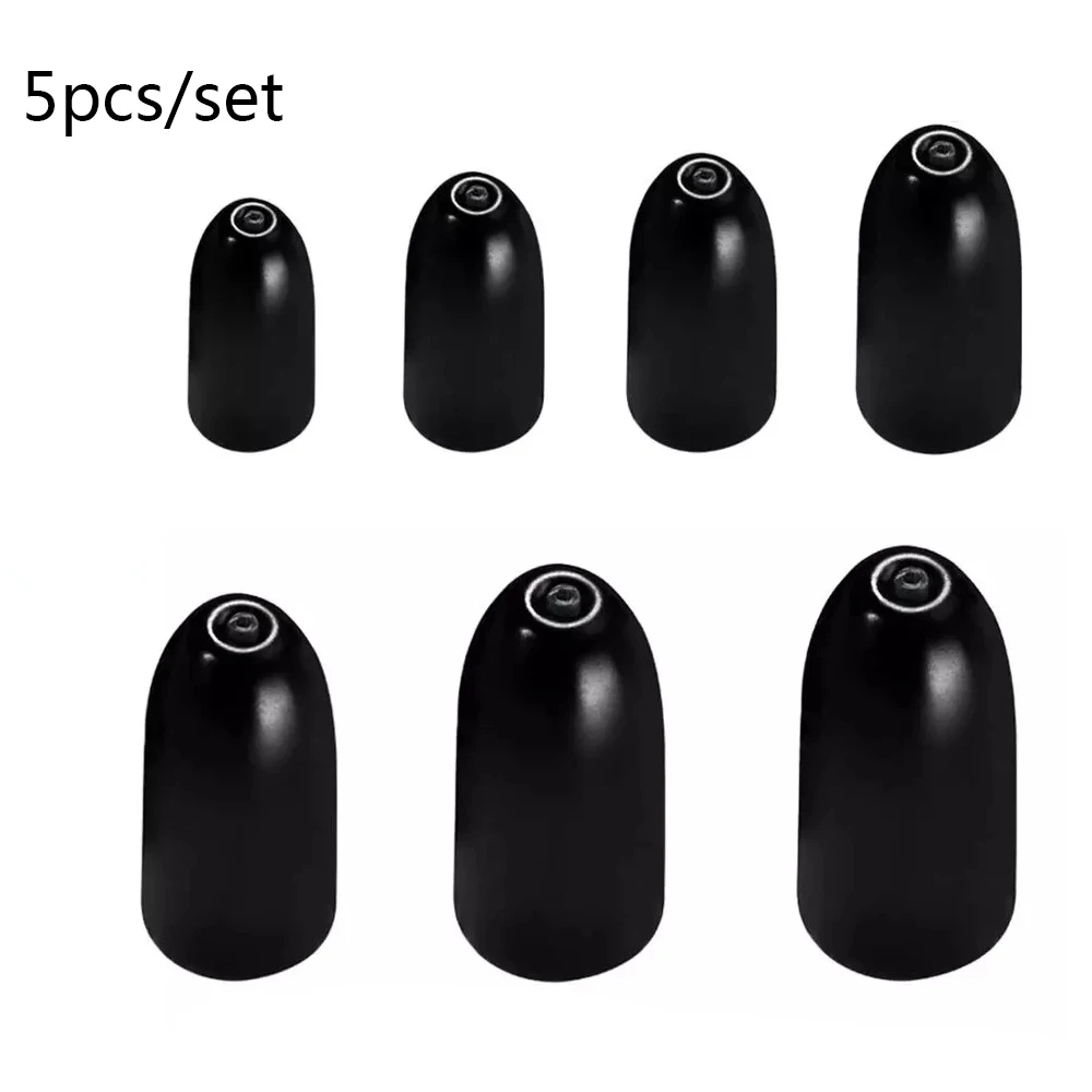 

5pcs Fishing Tungsten Weights Copper Alloy Weight Bullet Shape Sinkers Flipping/Worm Weights 18g-106g
