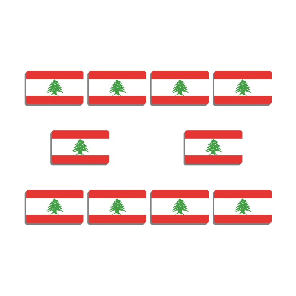 10 шт./компл. Ливан Национальный флаг детской гордости булавка для рюкзаков шляп