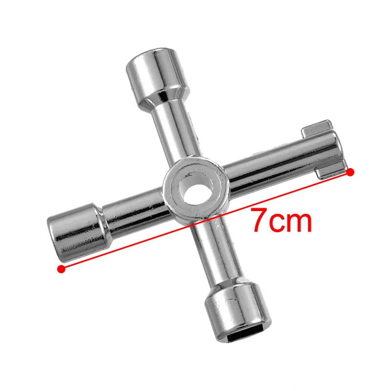 4 в 1 Универсальный ключ квадратный треугольный поезд электрический шкаф ящик