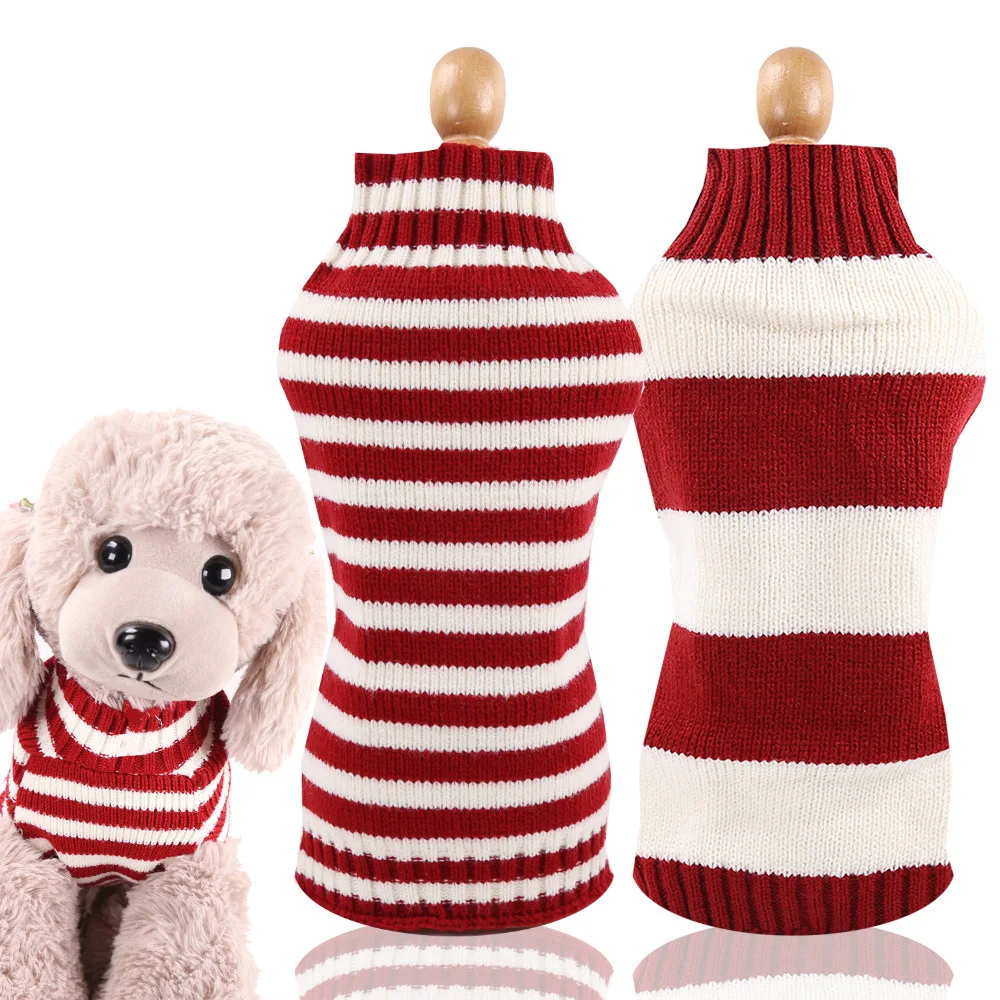 Pull chiot ropa perros свитер Одежда для щенков и собак вязаный теплое пальто милой таксы