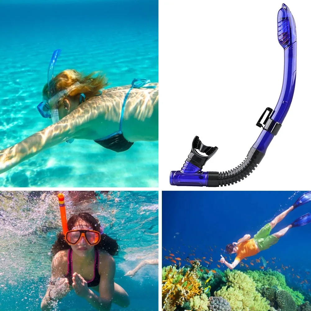 

Water Sports Swimming Diving Snorkeling Professional Snorkel Dry Breathing Tube Underwater Diving Snorkeling Air