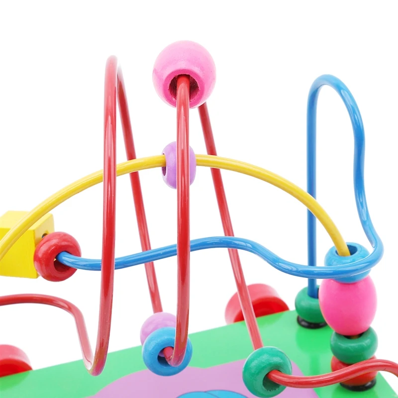 Детская игрушка зеленый мультяшный слон пазл Трейлер круглый бисер бисером