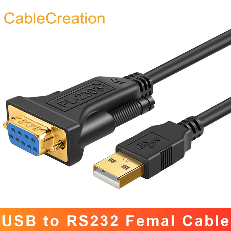 CableCreation USB 2 0 к RS232 переходник DB9 последовательный конвертер кабель для кассового