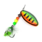 Металлическая рыболовная приманка FTK, блесна-Спиннер 8 г14 г20 г, жесткая приманка-ложка с тройным крючком, рыболовные снасти для ловли щуки для карпа