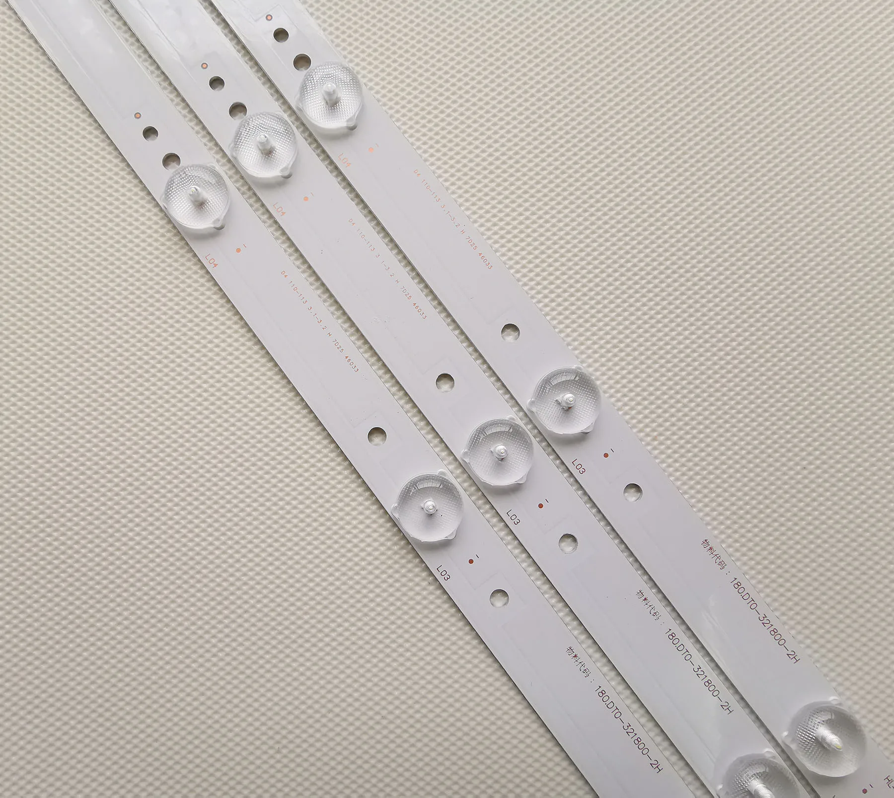 3 шт. Светодиодная лента-подсветка для BBK 32LEM-1007 32LEM-1009/T2 LED TV Bar HL-00320A28-0701S-04 B0 полосы