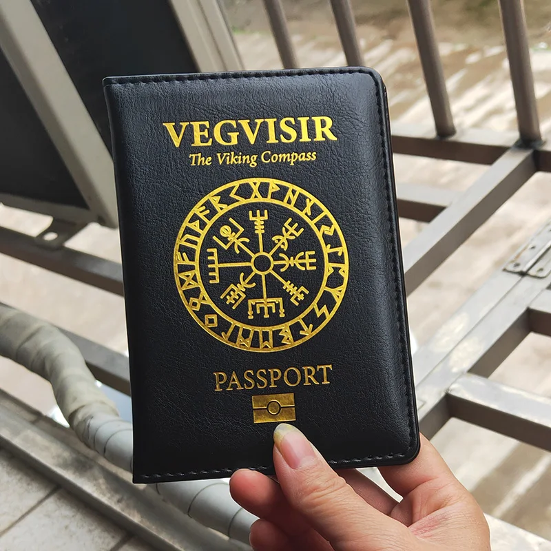 Compass Passport Cover Vegvisir Logo Case for Passports | Багаж и сумки