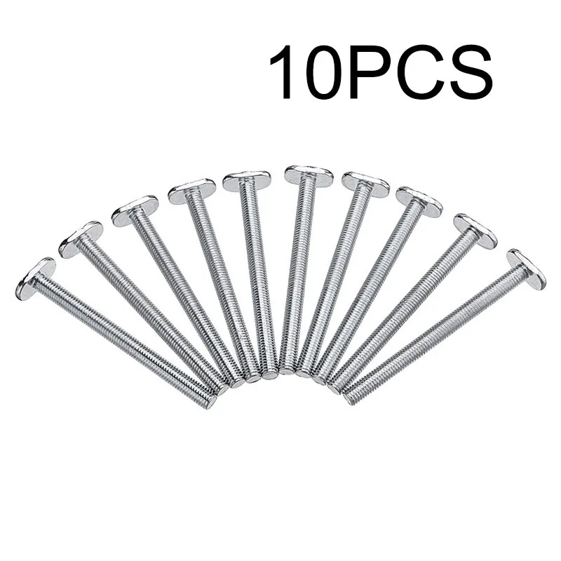 

10pcs Silver T-Slider Nuts M8 Thread For 30 Series Miter Track Slot T-T-Track