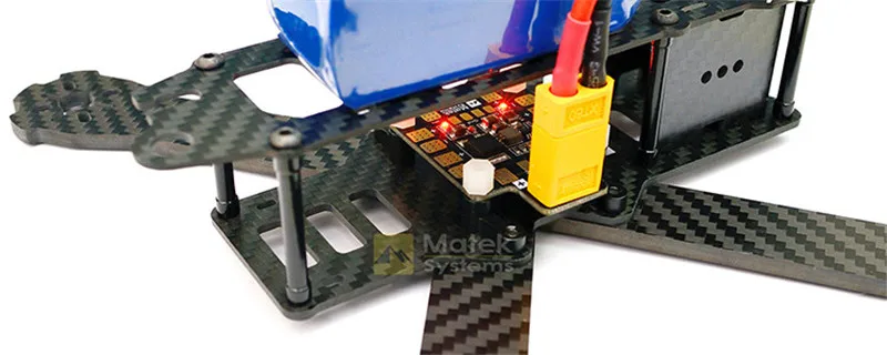 Matek системы PDB распределительная плата питания XT60 W/BEC 5V& 12V 2oz медь для RC Вертолет FPV Quadcopter Muliticopter Дрон
