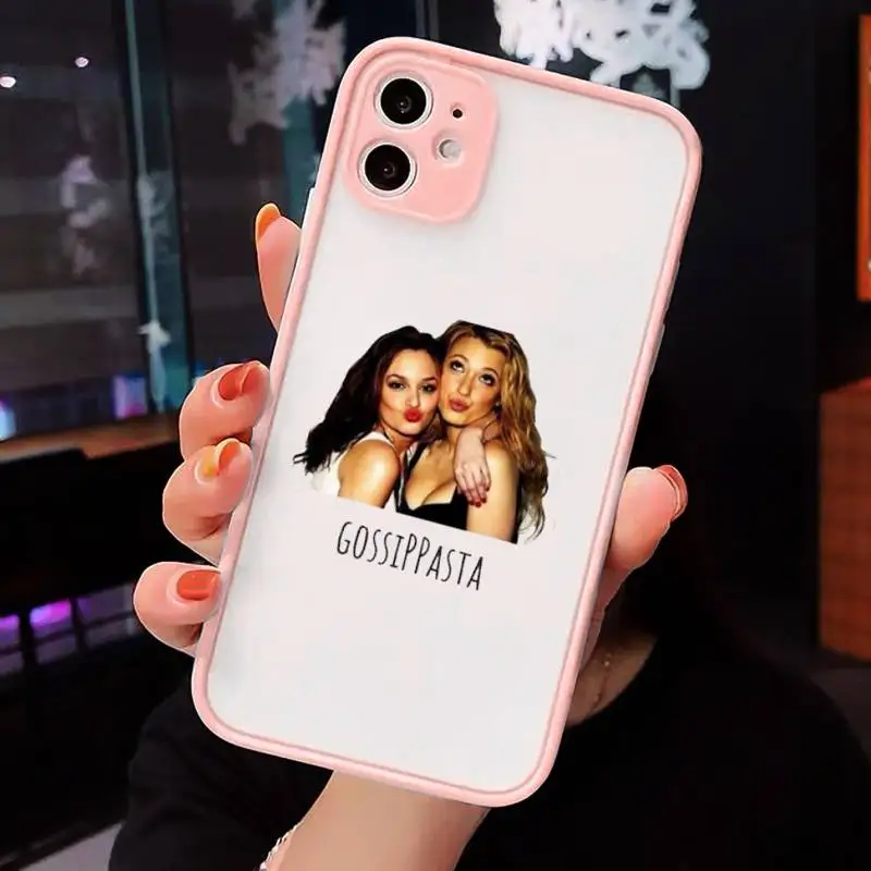 

Gossip Girl Love Best Friends Phone Cases matte transparent For iphone 7 8 11 12 plus mini x xs xr pro max cover