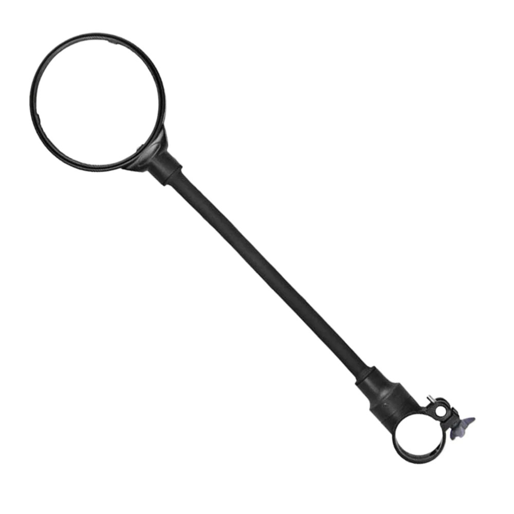 

Adjustable Round Side Mirror Professional Safety Bicycle Left Right Hose Parts Rear View Flexible Replacement,1 Pcs