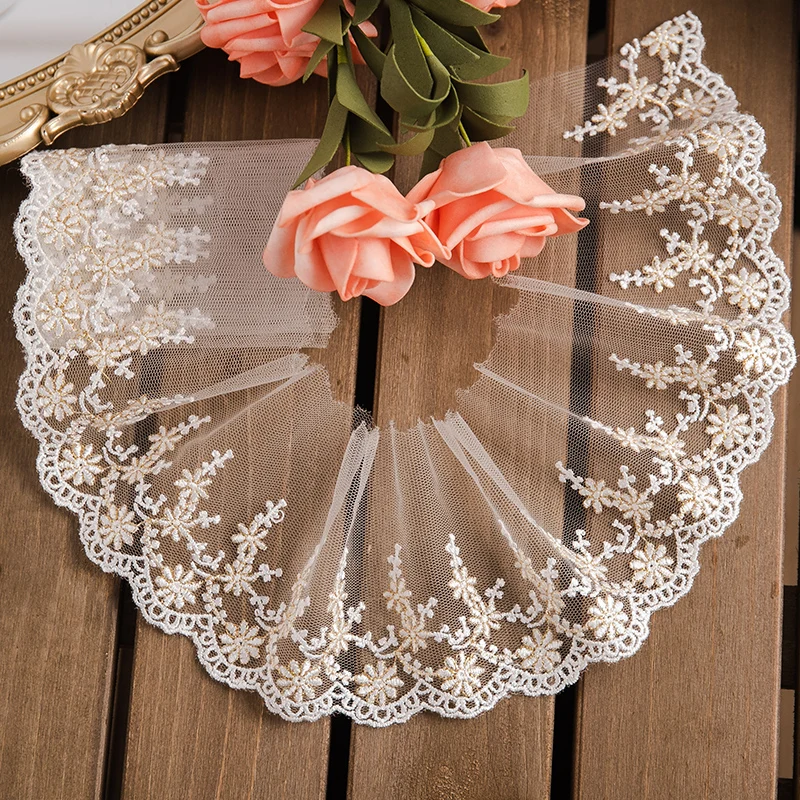 Кружевная лента для поделок 2 ярдов/партия аксессуары шитья ширина 9/11 см