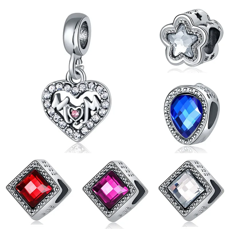 Подходят Pulsera Pandora амулеты оригинальный браслет бусины для изготовления