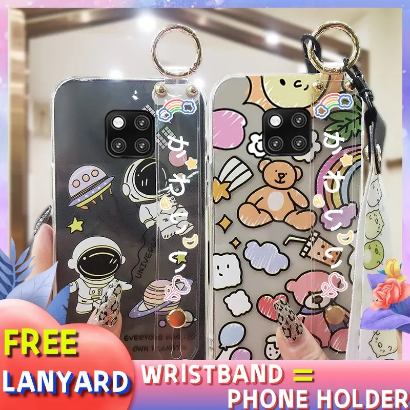 

Black Case astronaut Phone Case For Huawei Mate 20 Pro For Man New Arrival Anime New TPU For Girls