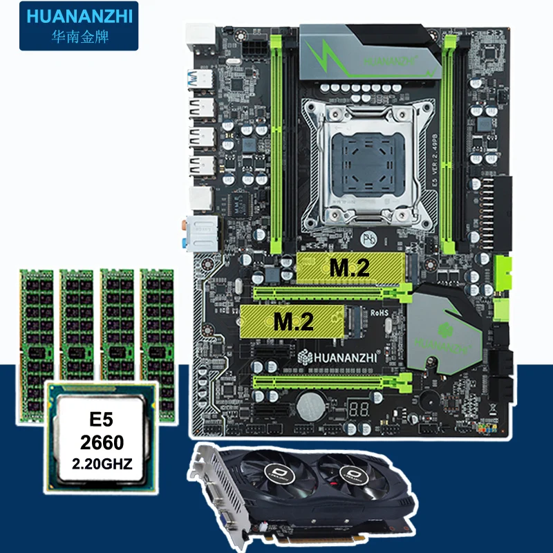 Идеальная сборка ПК HUANAN X79 материнская плата процессор ОЗУ видеокарта GTX750Ti 2G DDR5 Xeon E5 2660 SROKK RAM 16G DDR3 RECC все протестировано