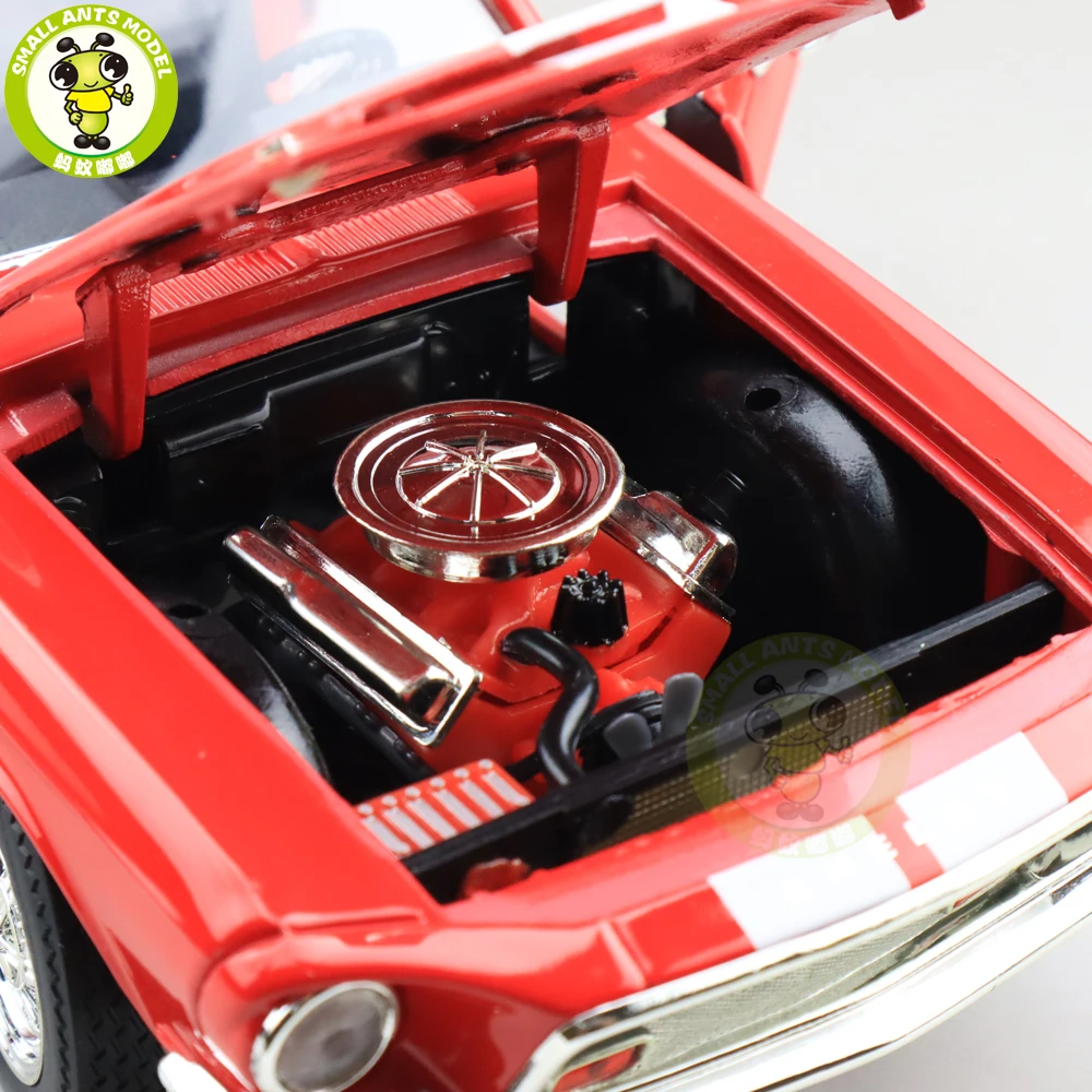 1/18 1968 Ford Shelby Mustang GT-500KR дорожный знак литая модель автомобиля игрушки для мальчиков и девочек подарок