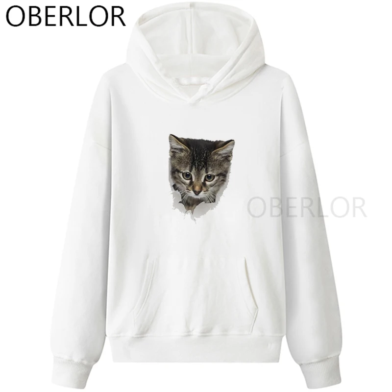

3d Cat Oversized Woman's Sweatshirts Autumn Casual Printed Hoodies Loose Comfortable Sweaters Brand Hoodie Plus Size
