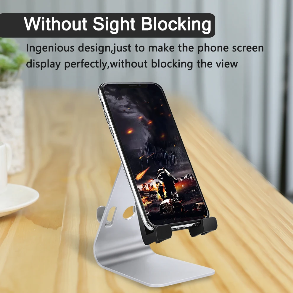 SeenDa Универсальный Регулируемый держатель для мобильного телефона для iPhone Huawei Xiaomi пластиковая подставка для телефона настольная подставка для планшета металлическая подставка для рабочего стола