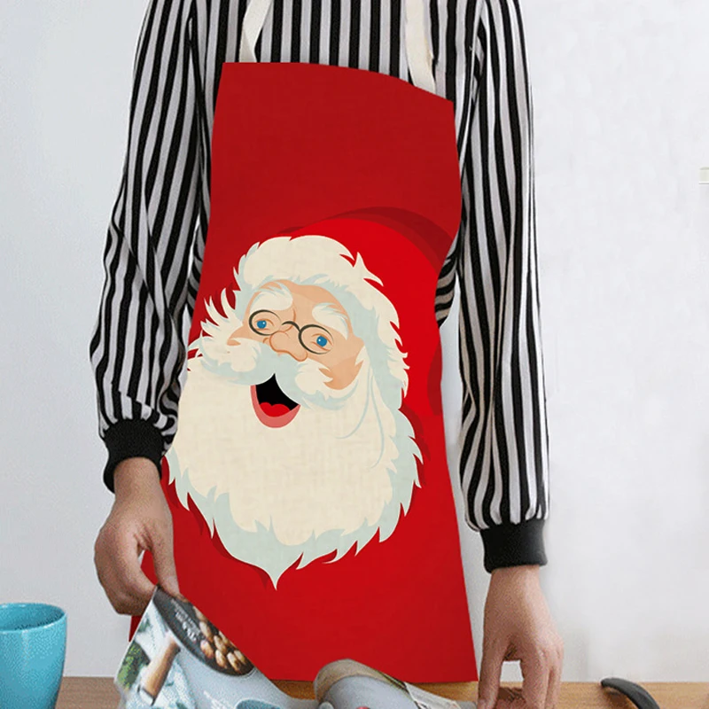 Рождественские фартуки Санта-Клаус для женщин и мужчин |