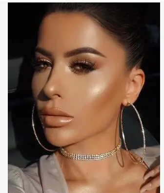 Серьги круглые большие 10 см уха обруч серьги нержавеющая сталь Для женщин 2021