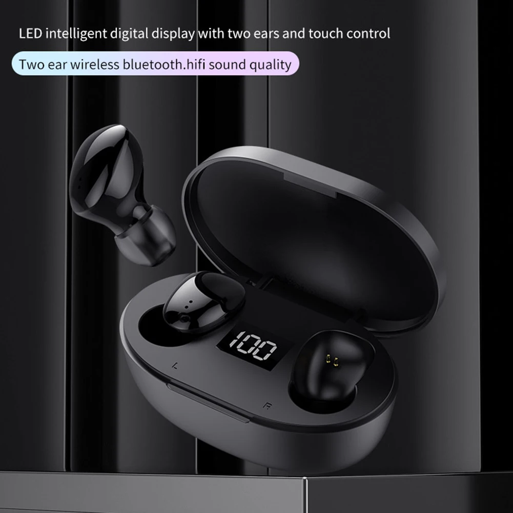Беспроводные стерео спортивные наушники с микрофоном TWS Bluetooth 5 0 вкладыши