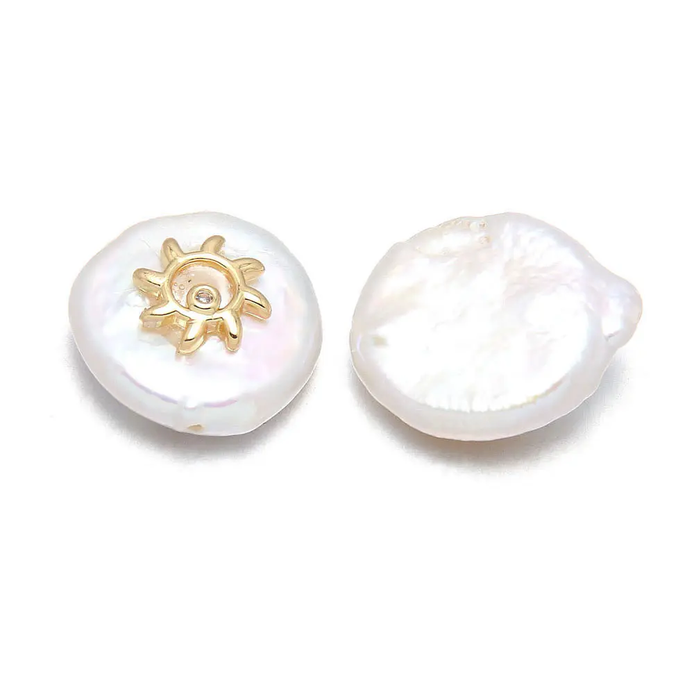 Декоративные подвески из натурального пресноводного жемчуга с бусинами для