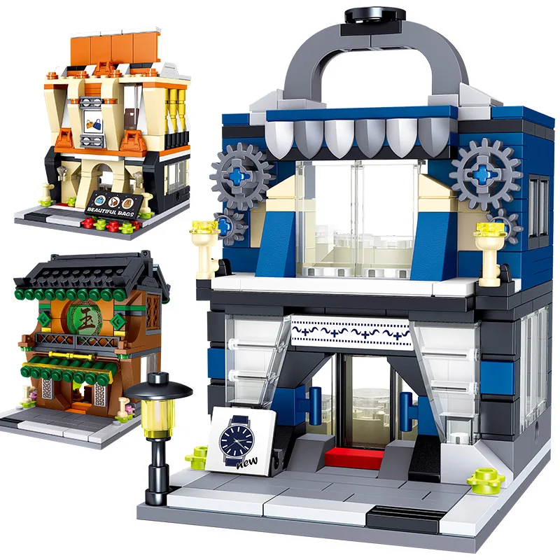 6 в 1 часы с уличным видом городском стиле нефритовый ювелирный магазин Модель