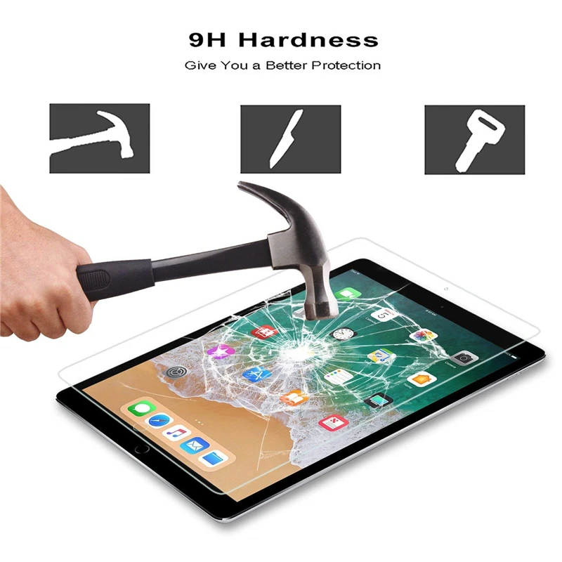 Закаленное стекло для защиты экрана Apple IPad Air 2 полное покрытие I Pad 9 7 2018 1 2017 9H