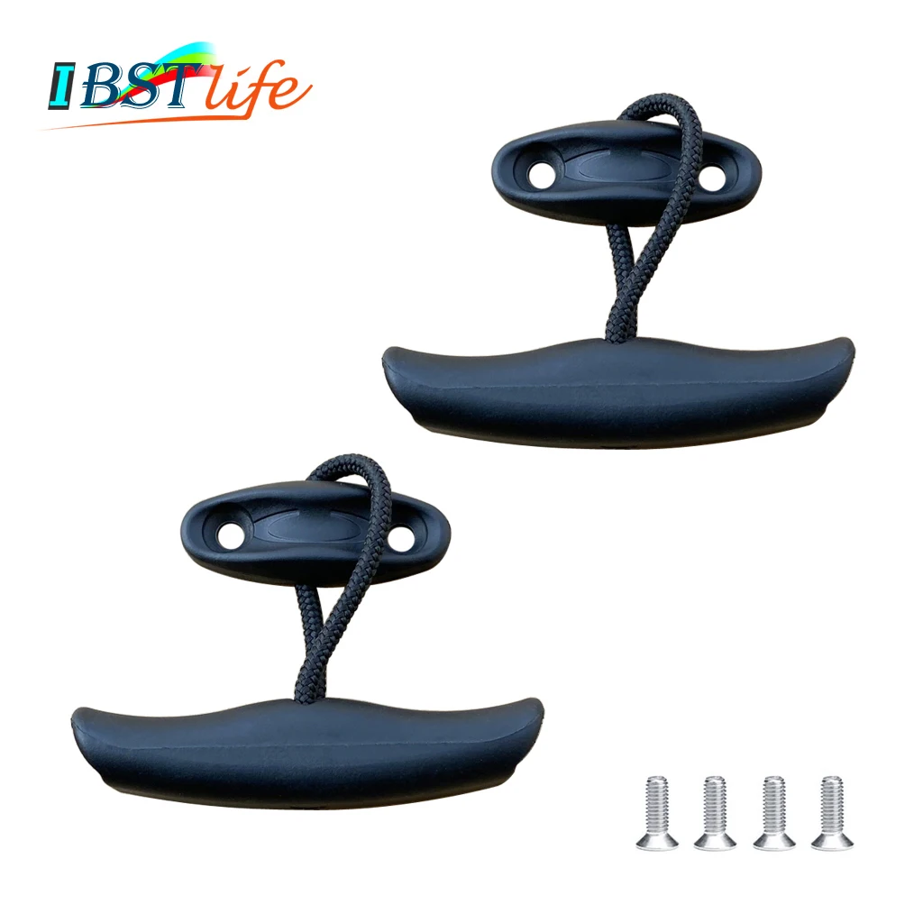 

2PCS Nylon Universal Replacement Kayak Canoe Dinghy Fishing Boat Carry Handle Pull Handle T-Handle & Cord Rope Accessories