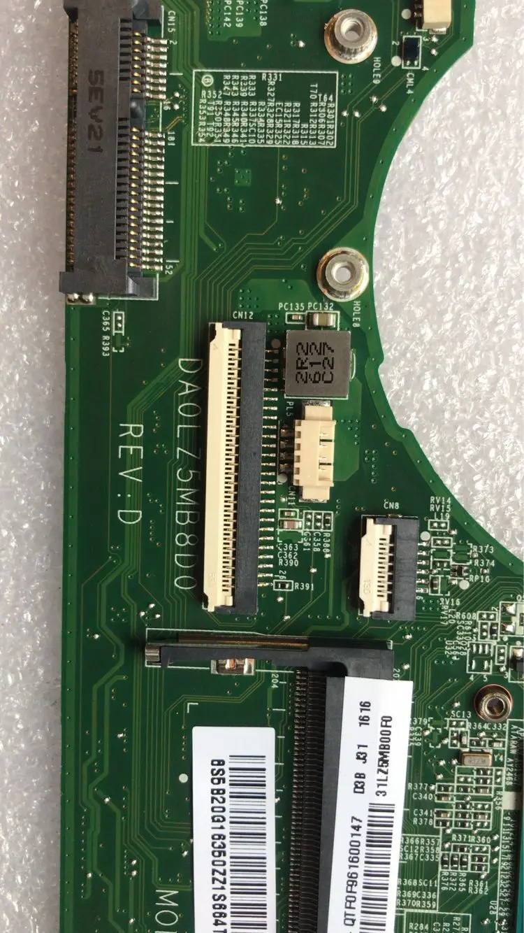 

KEFU For Applicable To Lenovo U330 U330P Notebook Motherboard DA0LZ5MB8D0 CPU I3 4010U DDR3 100% Test Work