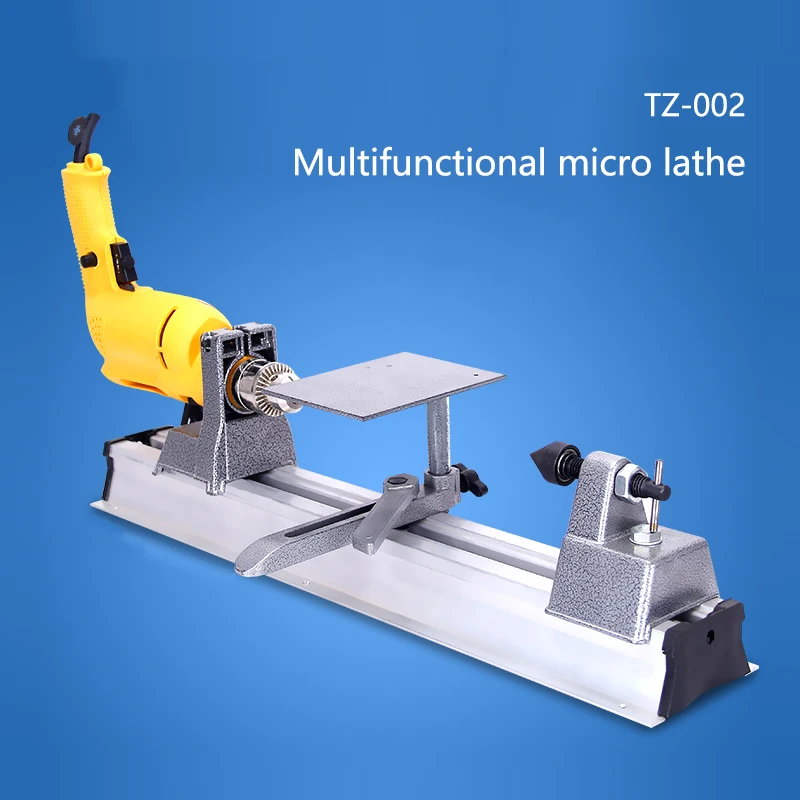 800W Small Woodworking Lathe TZ-002 Multi-function Micro with Electric Drill and Beads Bracelet Polishing Machine Tool |