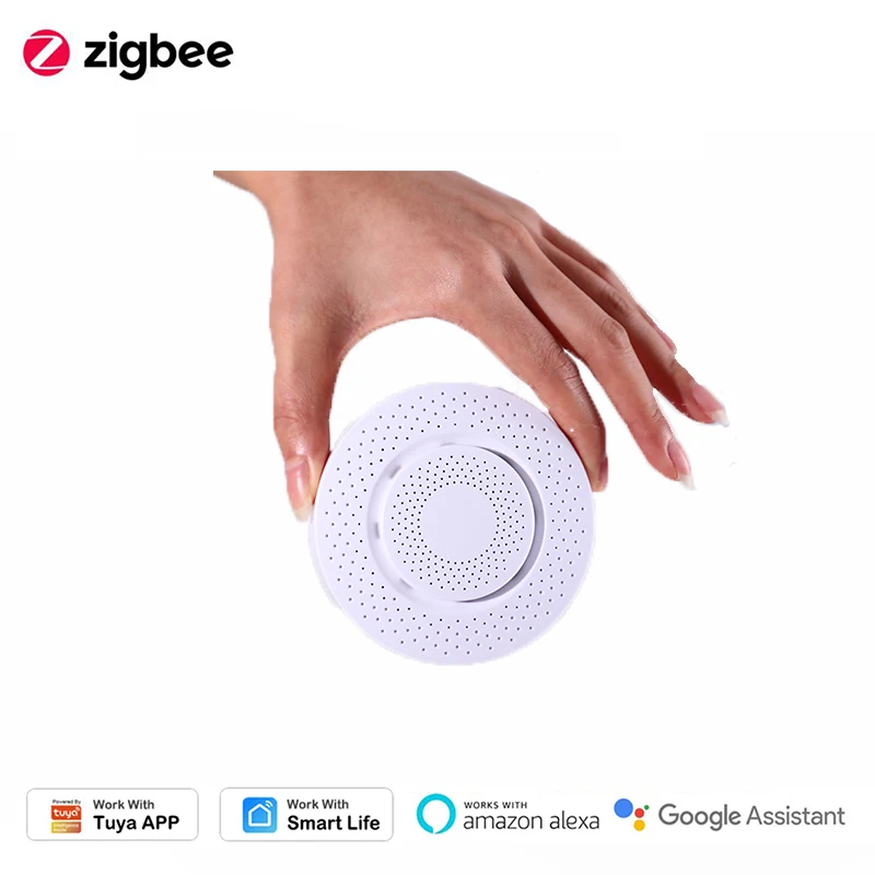 

Умный воздушный бокс Zigbee 3,0 с формальдегидом, датчиком температуры и влажности CO2, сигнализацией, управлением через приложение Tuya Smart Life для ...