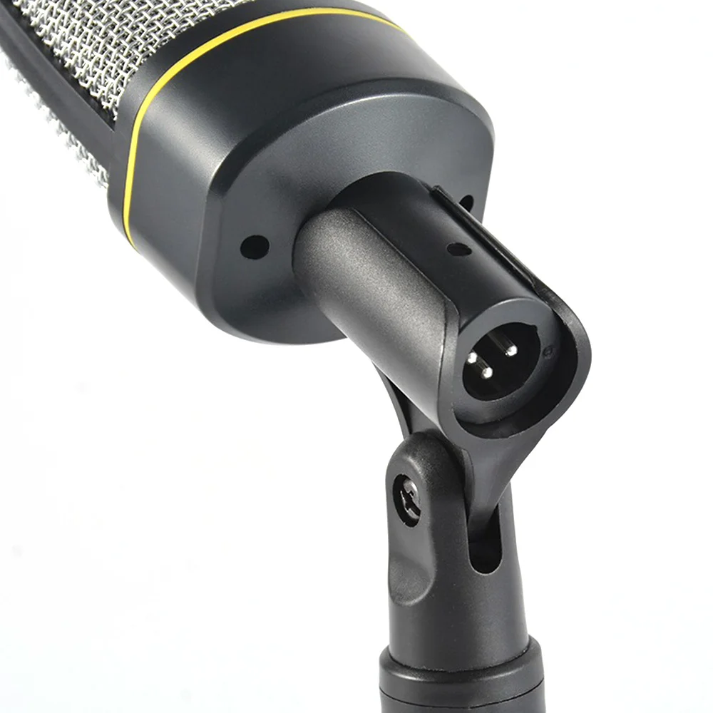 

SF-920 Cardioid Condenser Microphone Professional Recording Mic with Tripod Stand & 3.5mm Plug Compatible with Computers