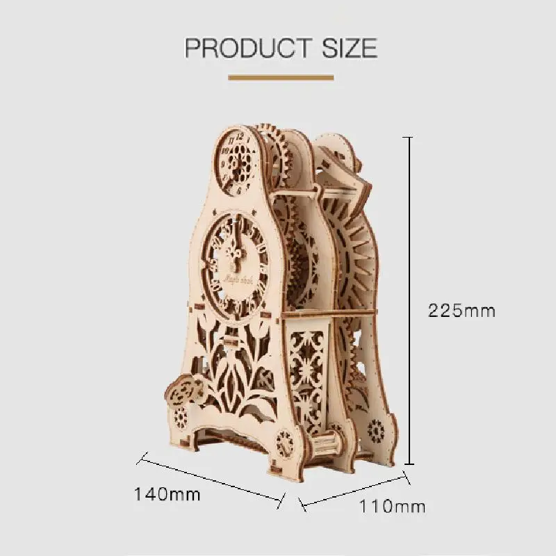 Деревянная модель механической передачи волшебный маятник таймер DIY вставка