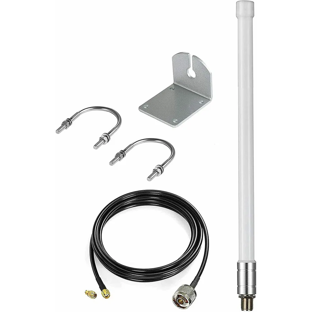 

12dBi Long-Range LoRa Gateway 915MHz Antenna Kit For HNT RAK Helium Hotspot Miner V2 V1 Nebra Bobcat 300 Syncrob It Dragino LPS8