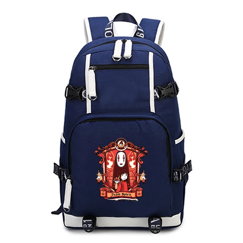 Spirited Away Backpack Cool School Bags for Teenagers Boys Girls Kids Backpacks Schoolbags Daily Rucksack Laptop Bag | Багаж и сумки