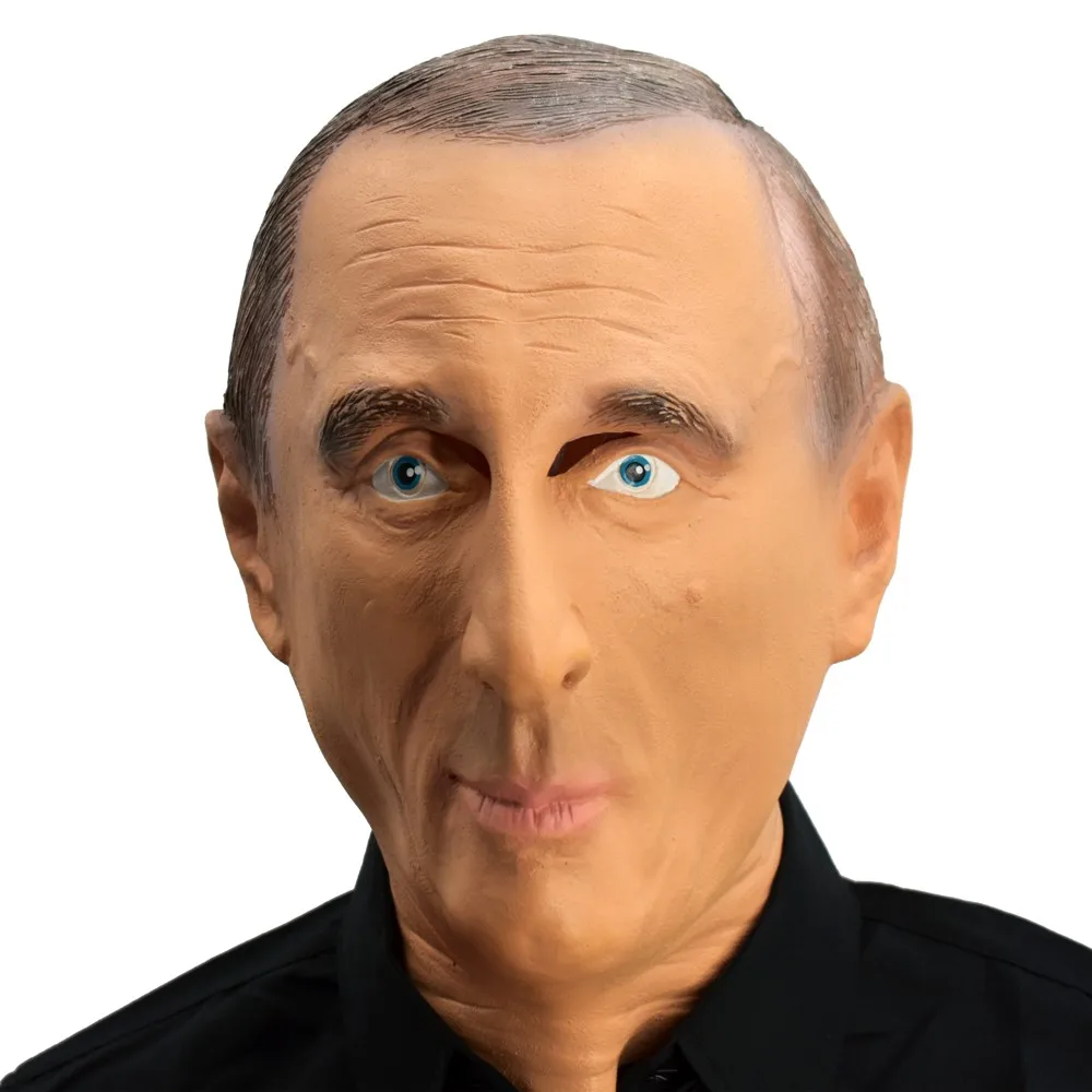 Маскарадная маска мужская человеческое лицо российский президент Путин