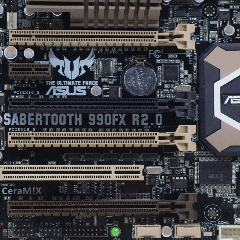 Verkauf SABERTOOTH 990FX R 2,0 Für ASUS Buchse AM3 + Verwendet Motherboard DDR3 32GB Desktop Amd 990FX Bergbau Motherboard PCIE 3rd Gen X16 Slot