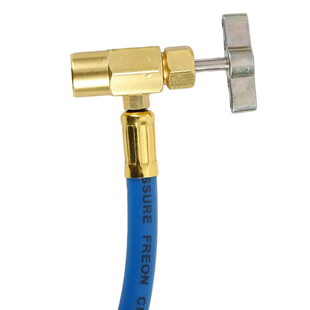 

Hot sale R134A Car Air Conditioning Refrigerant Recharge Measuring Hose Gas Gauge Automotive supplies