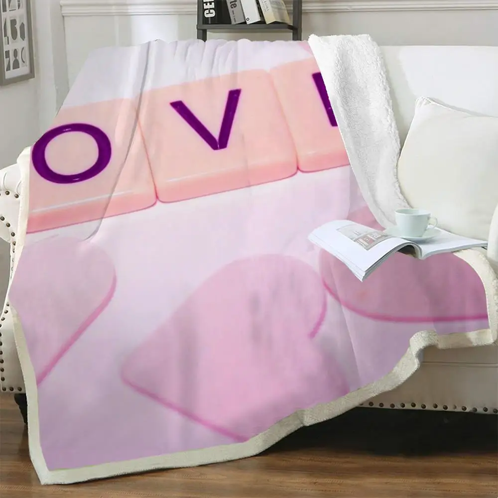 NKNK одеяло для влюбленных s Tanabata плюшевое одеяло романтическое тонкое одеяло для пар одеяло для кровати шерпа одеяло Новинка винтажное для в...