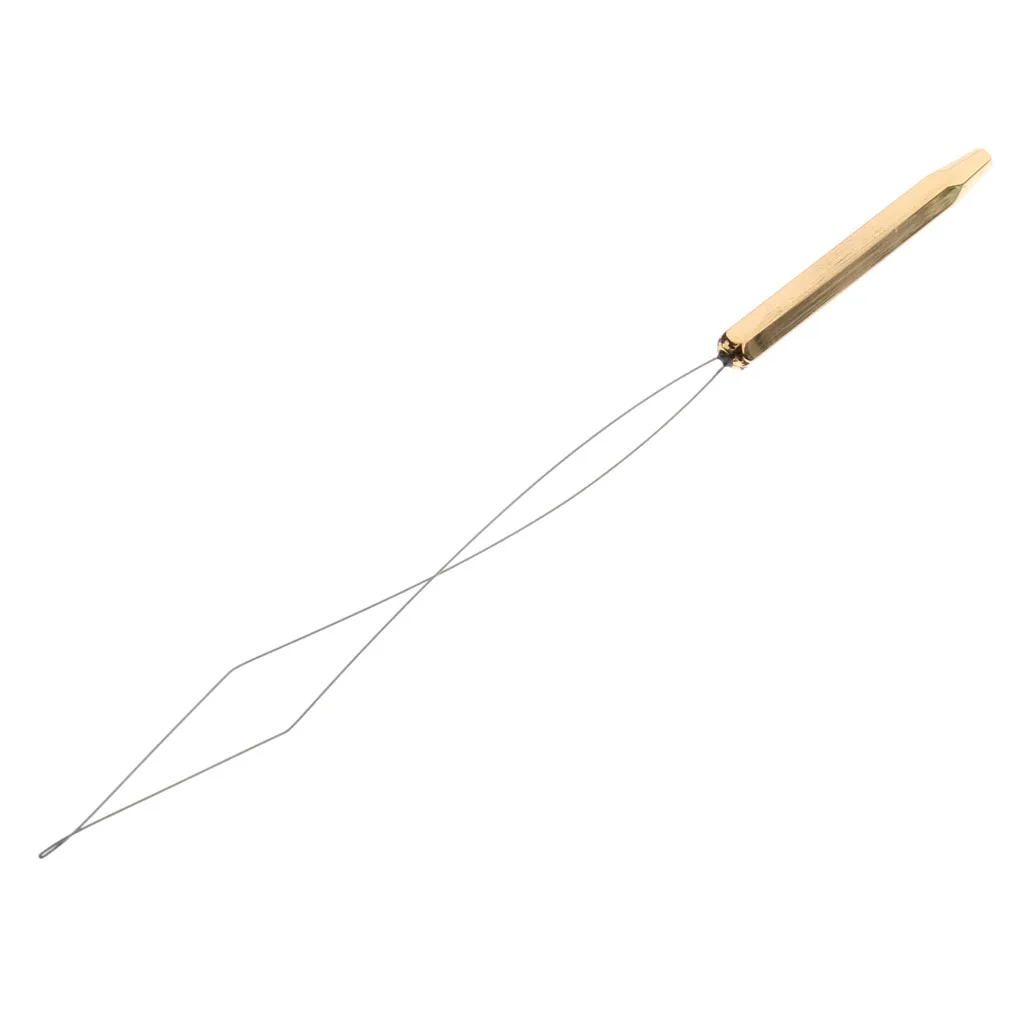Fly Tying Bobbin Threader Brass Handle Tools for Flies Lure Making DIY | Спорт и развлечения