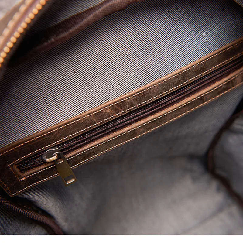 Кожаная мужская сумка на плечо AETOO стильная кожаная В Стиле Ретро mad horse