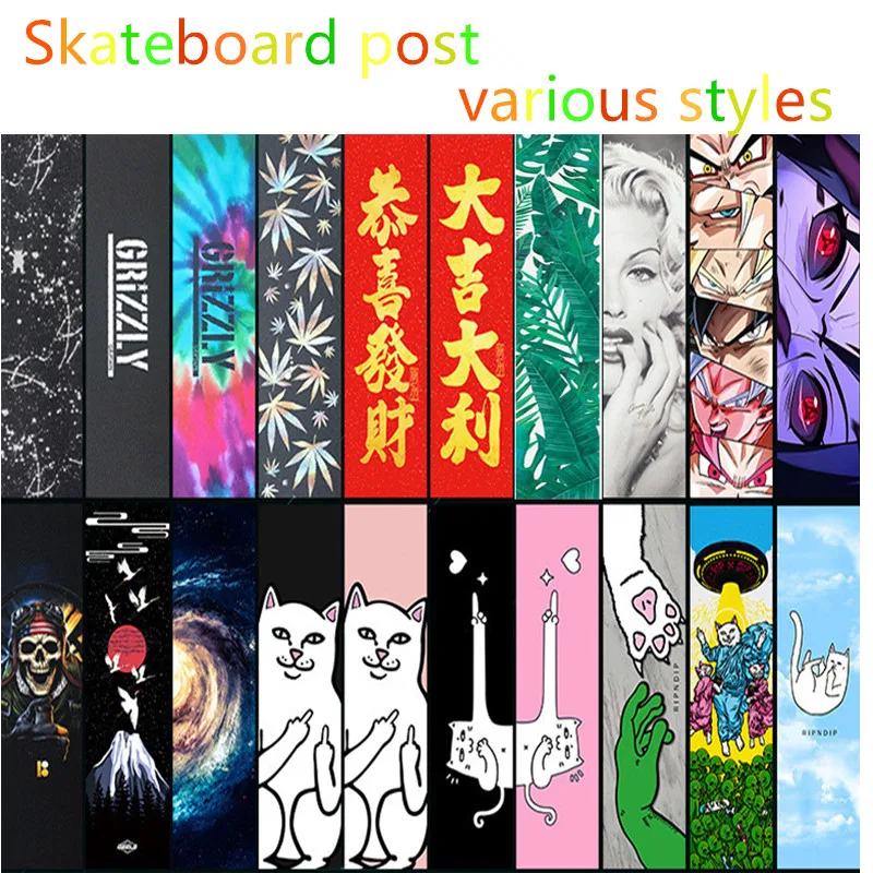 

84*23cm Skateboard Sandpaper Scooter Skateboard Deck Griptape Longboard Abrasive Paper Electric Skateboard Board Grip Tape Skate