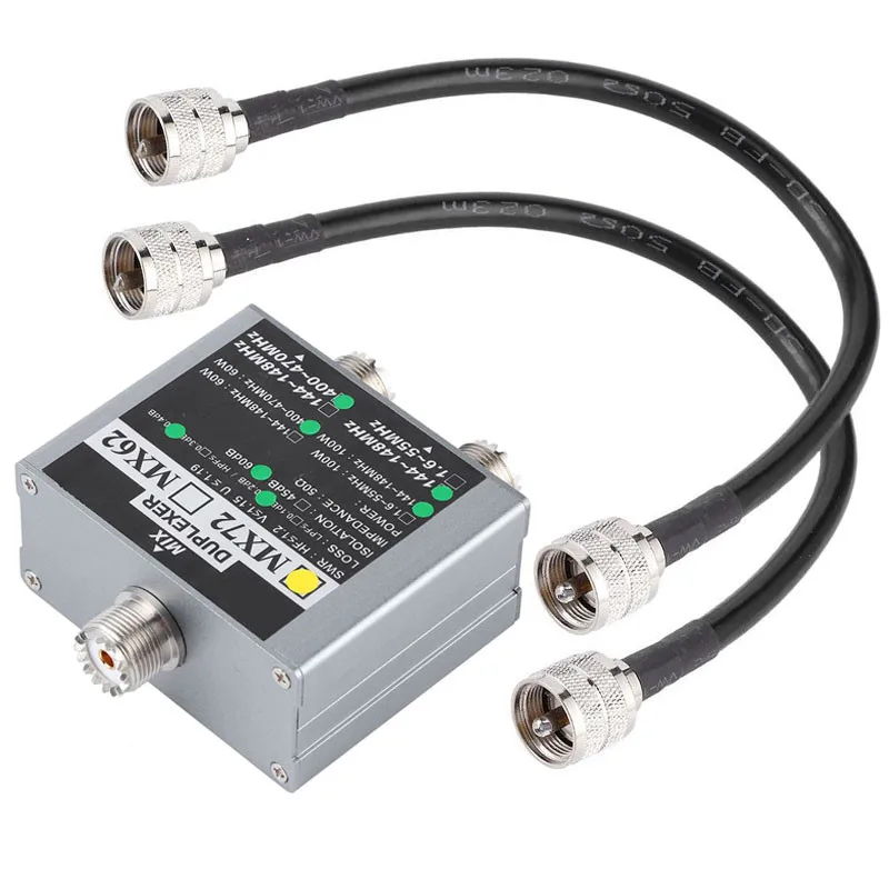 

Новый MX-72 УКВ + UHF диплексер 144-148 МГц/400-470 МГц разная частота комнатная антенна комбайнер антенна диплексер