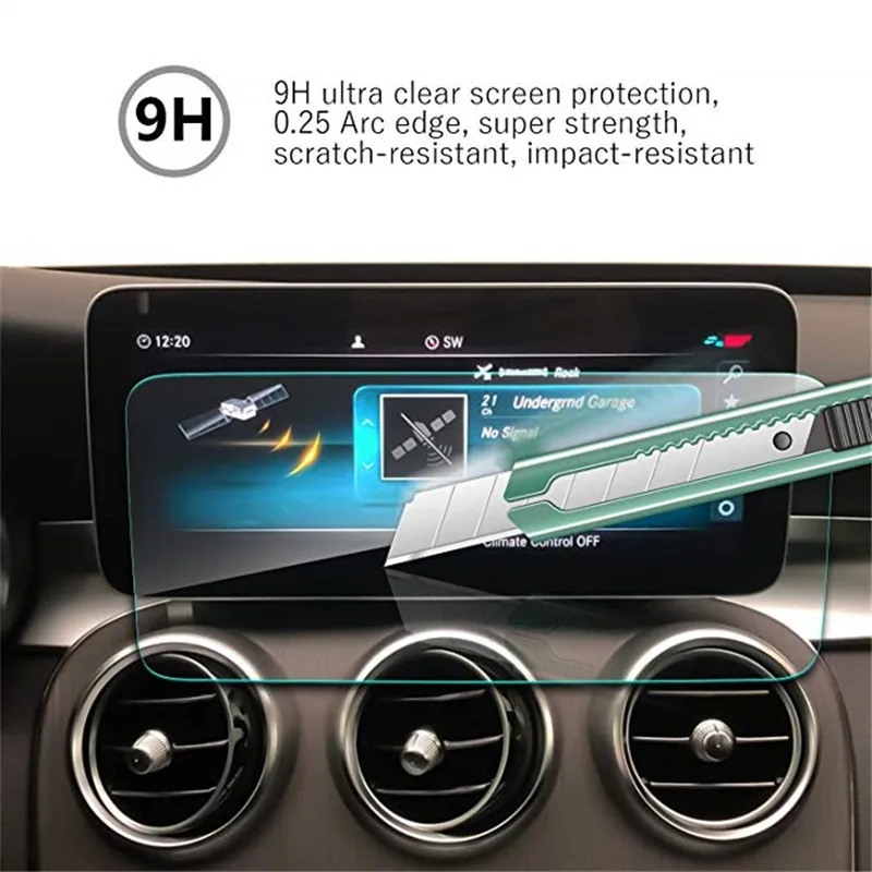 Для Mercedes Benz C Class 2019 W205 10 25 дюйма закаленное стекло протектор экрана навигации