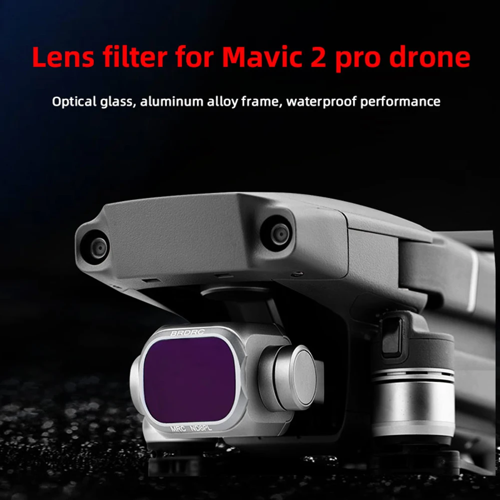 

4pcs/Set Multi-layer Nano-coating Lens Filter Set for DJI MAVIC 2 PRO ND8PL+16+32+64PL Camera Lens Filters Accessories