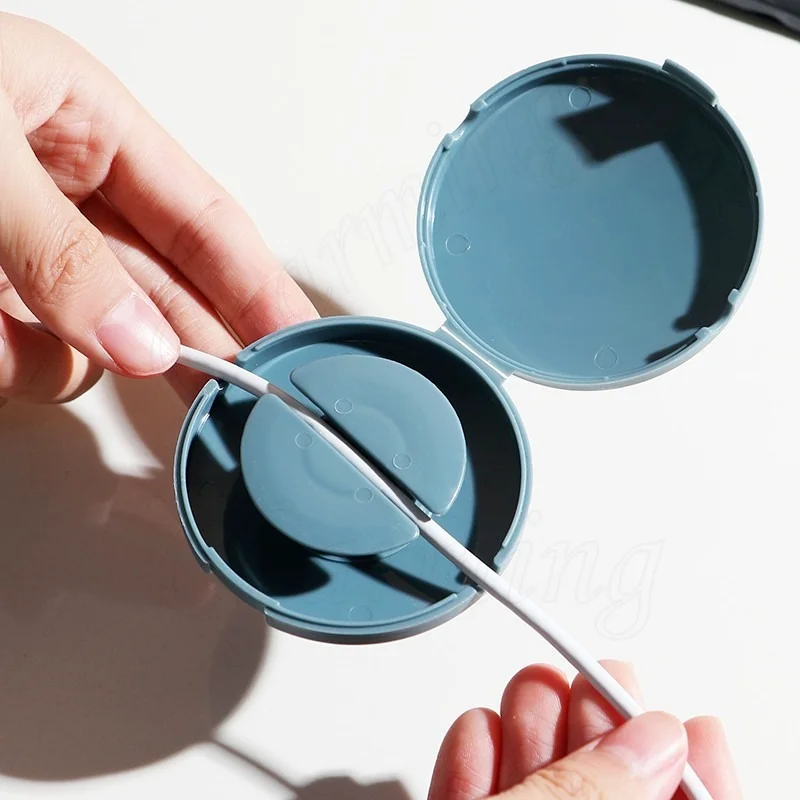 Вращающиеся зажимы для кабеля круглая намотка наушников кабель передачи данных