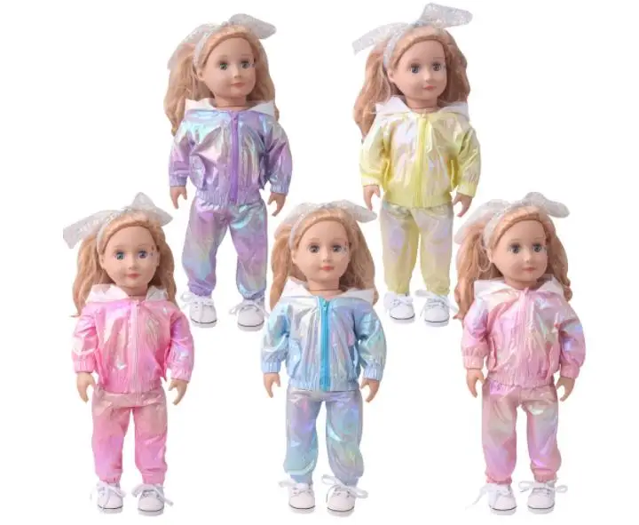 Новый Модный милый костюм подходит для кукол американской девочки 18-дюймовые