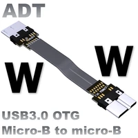 usb3 0 male to male otg special extension cable micro b to micro b corner adt welding id w6 w