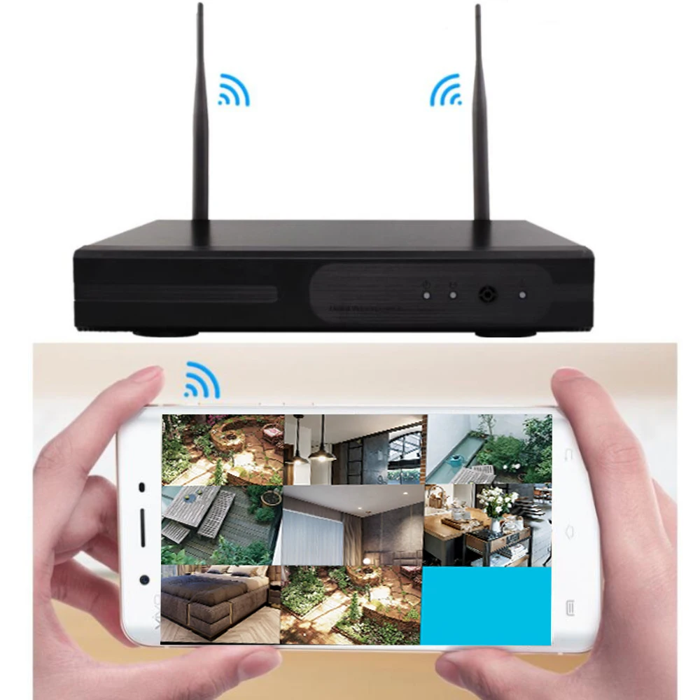 4 канала 8 каналов HD 1080P Wi-Fi фотокамера головного света H.265 4/8 МП 2 Мп